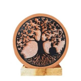 Lámpara Himalaya ÁRBOL DE LA VIDA con BUDA 4-6KILOS